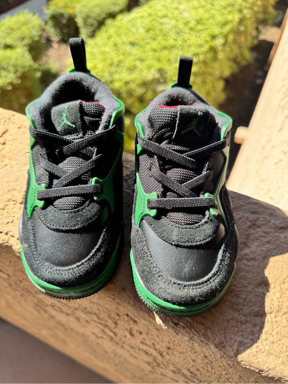 Nike Air Jordan 4 RM Gorge Green Black Toddler Shoes Size 9C